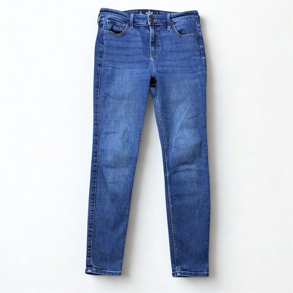 Hollister Jeans Women 26 High Rise Super Skinny Stretch Medium Wash Denim